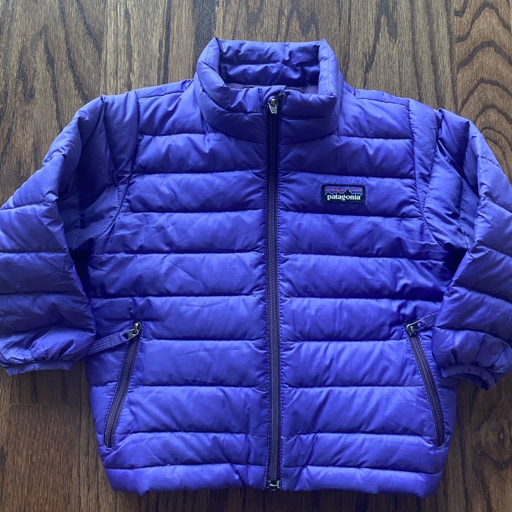 Patagonia down sweater jacket size 18 months